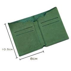 ABYS Genuine Leather Green Wallet