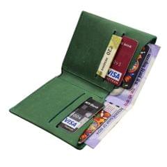 ABYS Genuine Leather Green Wallet