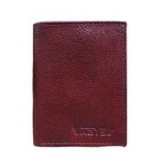 ABYS Genuine Leather Light Burgundy Wallet
