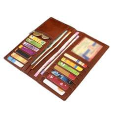 ABYS Genuine Leather Light Burgundy Card Holder