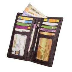 ABYS Genuine Leather Coffee Card Holder / Wallet