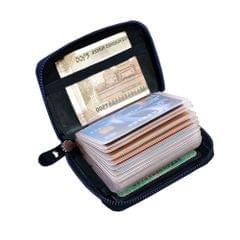 ABYS Genuine Leather Blue Card Holder