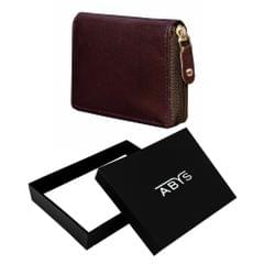 ABYS Genuine Leather Cherry Card Holder