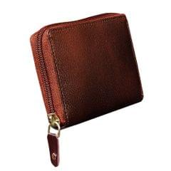 ABYS Genuine Leather Dark Burgundy Card Holder