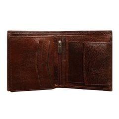 ABYS Genuine Leather Dark Burgundy Card Holder