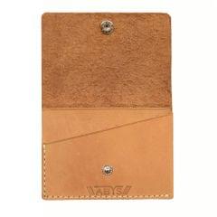 ABYS Genuine Leather Tan Card Holder