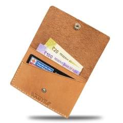 ABYS Genuine Leather Tan Card Holder
