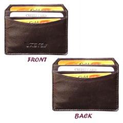 ABYS Genuine Leather Coffee Card Holder