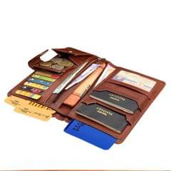 ABYS Genuine Leather Light Burgundy Document Holder