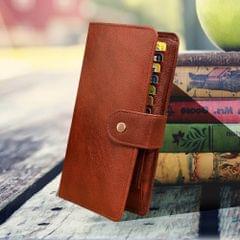 ABYS Genuine Leather Light Burgundy Document Holder
