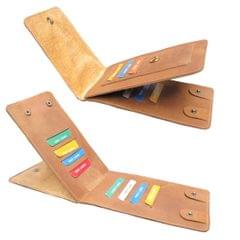 ABYS Genuine Leather Tan Document Holder