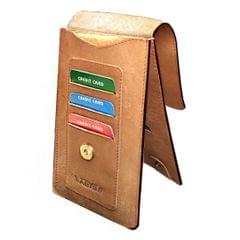 ABYS Genuine Leather Tan Document Holder