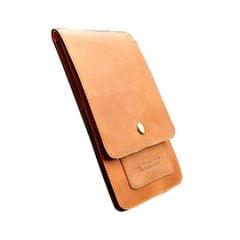 ABYS Genuine Leather Tan Document Holder