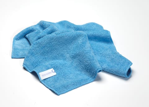 Blue Microfibre cloth