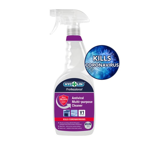 Hycolin Professional V1 Antiviral Disinfectant Spray, 750ml per case of 6