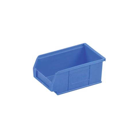 Container Bin Heavy Duty Polypropylene W165xD100xH75mm Blue [Pack 20]