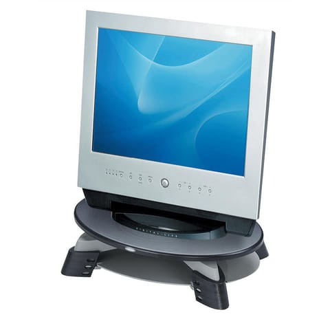 Fellowes Monitor Riser for TFT LCD 76-114mm Capacity 17inch/14kg W426xD289xH121mm Grey Charcoal Ref 91450