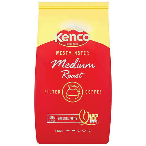 Kenco Westminster Ground Coffee for Filter Medium Roast 1Kg Ref 4032279