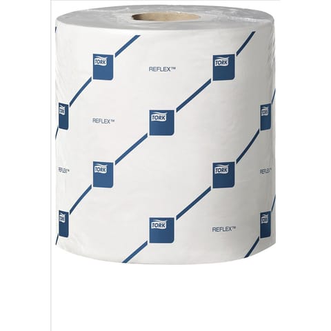Tork Reflex Wiper Roll 2-Ply 429 Sheets of 194x150mm White Ref 473264 [Pack 6]