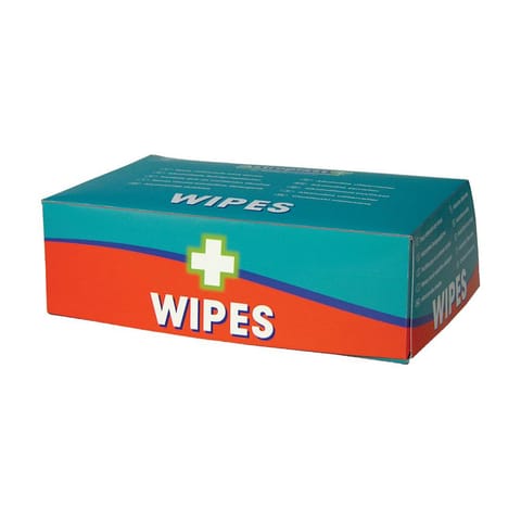 Wallace Cameron Wipes Alcohol Free for all First-Aid Kits Ref 1602014 [Pack 100]