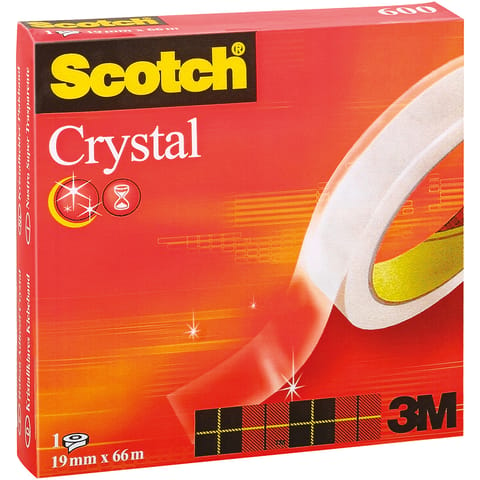 Scotch Crystal Tape 19mmx33m Ref 6001933
