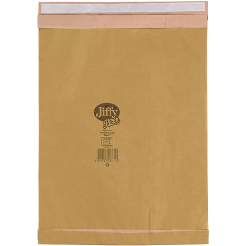 Jiffy Padded Bag Envelopes Size 7 P&S 341x483mm Brown Ref JPB-7 [Pack 50]