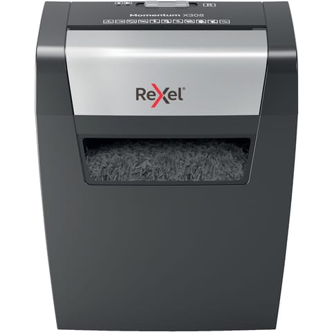 Rexel Momentum X308 Shredder Cross Cut P-3 Ref 2104570