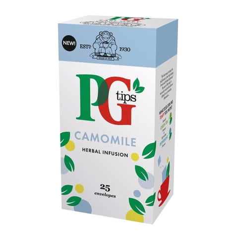 PG Tips Tea Bags Camomile Enveloped Ref 49095901 [Pack 25]