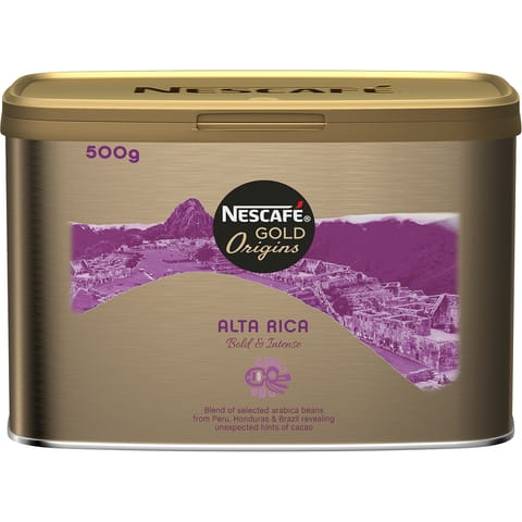 Nescafe Alta Rica Instant Coffee Tin 500g Ref 12284227