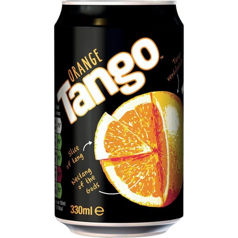 Tango Orange Soft Drink Can 330ml Ref 203353 [Pack 24]