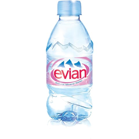 Evian Natural Mineral Water Still Bottle Plastic 330ml Ref N001460 [Pack 24]