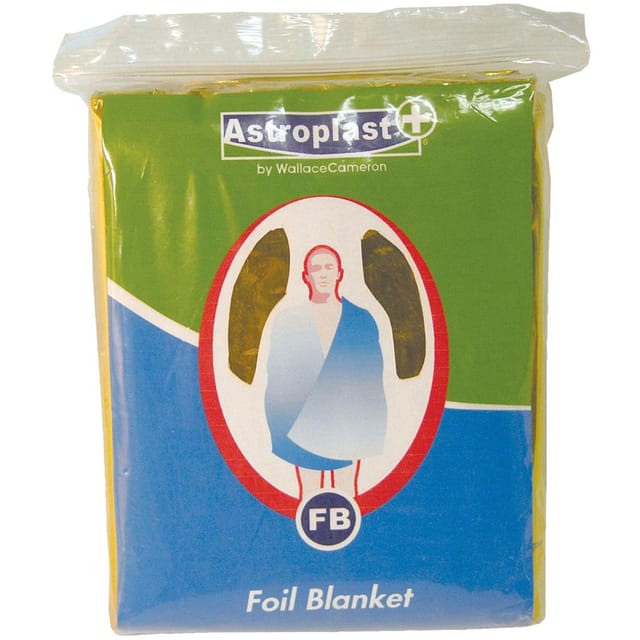 Wallace Cameron Astroplast First-Aid Emergency Foil Blanket Ref 4803008 [Pack 6]