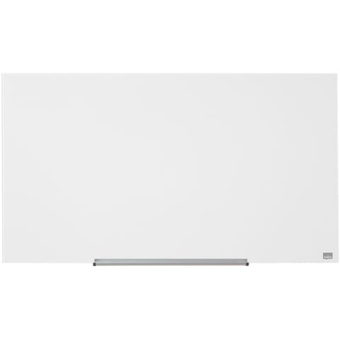 Nobo Widescreen 45 inch WhiteBrd Glass Magnetic Scratch-Resistant Fixings Inc W100xH560mm Wht Ref 1905176