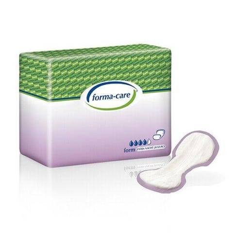 Large Shaped Comfort Incontinence Pads - Extra Night (Purple) - 4083ml - Case Of 4 Packs
