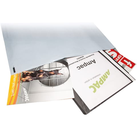Keepsafe Envelope Extra Strong Polythene Opaque DX W595xH430mm Peel & Seal Ref KSV-MO7 [Box 100]