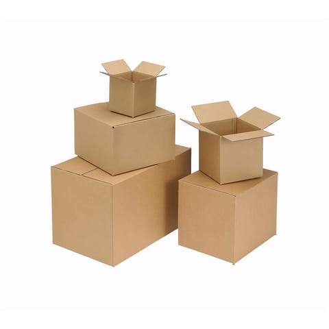 Packing Carton Single Wall Strong Flat Packed 482x305x305mm Brown [Pack 25]