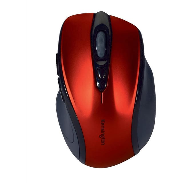 Kensington Pro Fit Mouse Mid-Size Optical Wireless Right Handed Red Ref K72422WW