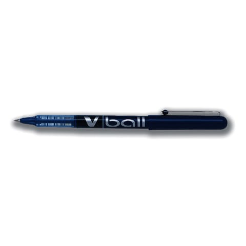 Pilot V-Ball VB5 Rollerball Pen Fine 0.5mm Tip 0.3mm Line Blue Ref BLVB5L [Pack 12]