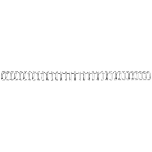 GBC Binding Wire Elements 34 Loop for 55 Sheets 6mm A4 Silver Ref RG810497 [Pack 100]