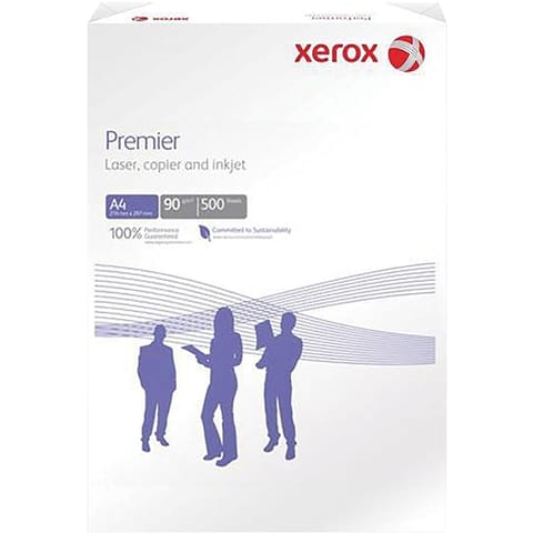 Xerox Premier Copier Paper Multifunctional Ream-Wrapped 90gsm A4 White Ref 62324 [500 Sheets]