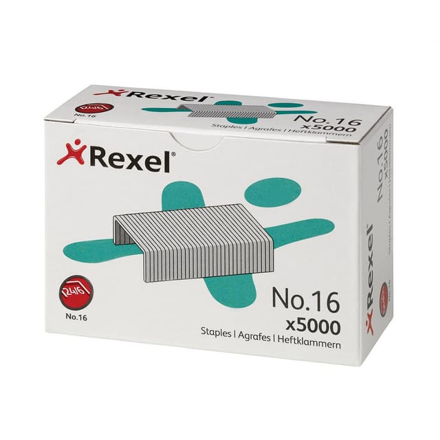 Rexel 16 Staples 6mm Ref 06010 [Pack 5000]