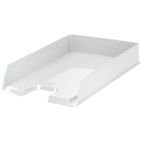 Rexel Choices Letter Tray PP A4 254x350x61mm White Ref 2115602