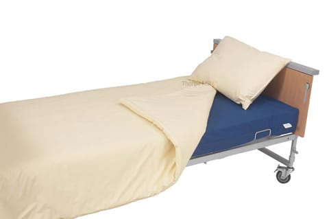 Wipe Clean Single Duvet - Waterproof - Vapour Permeable Pillows - Incontinence
