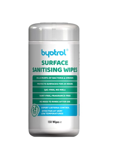 Byotrol Surface Sanitising Wipes - Case of 6 x 150 Wipes
