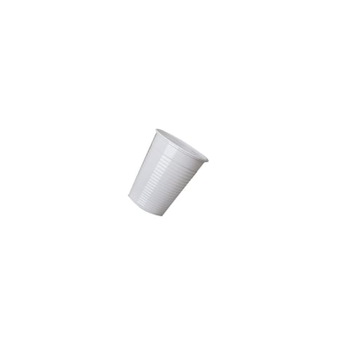 MyCafe Disposable Plastic Drinking Cups 7oz/200ml White [Pack of 2000] Ref 5644