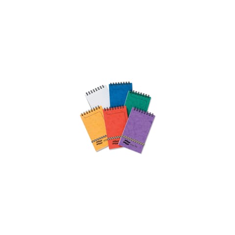 Europa 127 x 76mm Minor Elasticated Notepad Wirebound Ruled 120 Pages Assorted A Pack 20