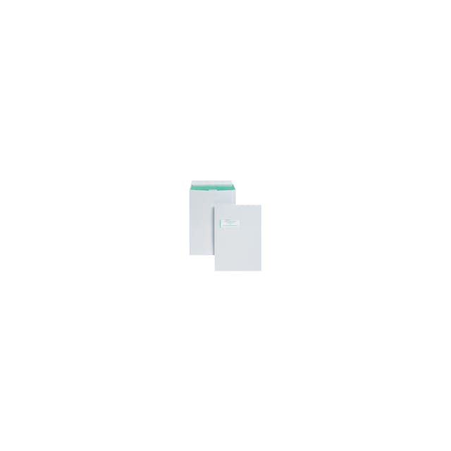Basildon Bond C4 Window 100gsm Envelopes White Pocket Peel and Seal (Pack of 250)