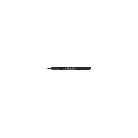 Fineliner Pen Medium 0.4 Black 10 Pack Q-Connect