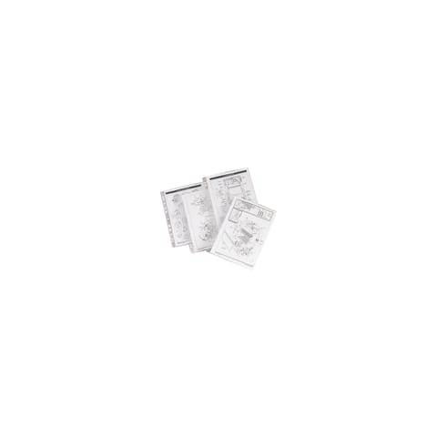 A4 Heavy Duty Clear Punched Pockets 105 Micron Pack 25 -Esselte