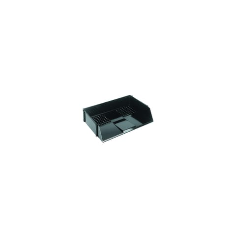 Q-Connect Wide Entry Letter Tray Black